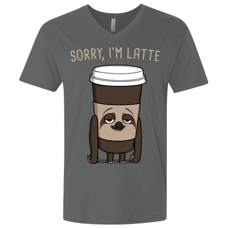 T-Shirts Heavy Metal / X-Small I'm Latte Men's Premium V-Neck