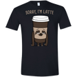 T-Shirts Black / X-Small I'm Latte Men's Semi-Fitted Softstyle