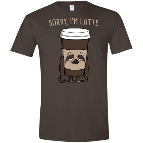 T-Shirts Dark Chocolate / S I'm Latte Men's Semi-Fitted Softstyle