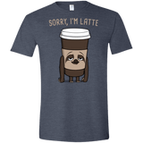 T-Shirts Heather Navy / S I'm Latte Men's Semi-Fitted Softstyle