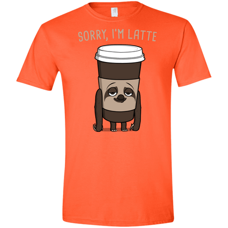 T-Shirts Orange / S I'm Latte Men's Semi-Fitted Softstyle