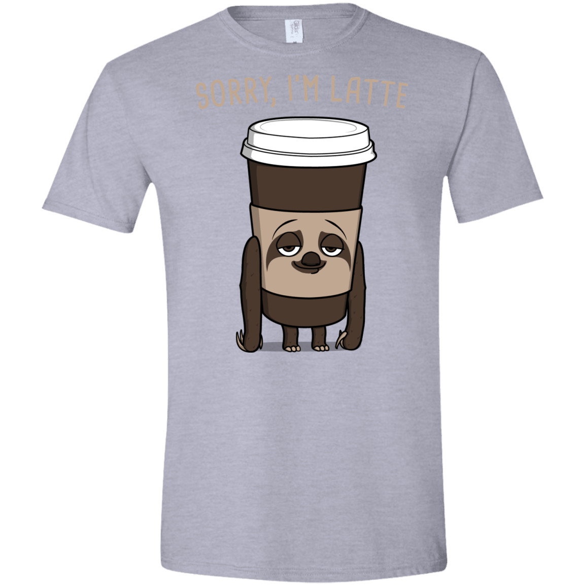 T-Shirts Sport Grey / X-Small I'm Latte Men's Semi-Fitted Softstyle