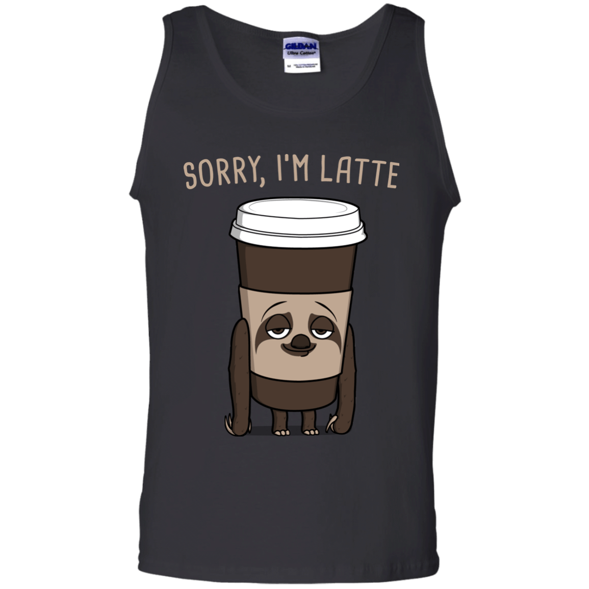 T-Shirts Black / S I'm Latte Men's Tank Top
