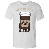 T-Shirts Heather White / S I'm Latte Men's Triblend T-Shirt