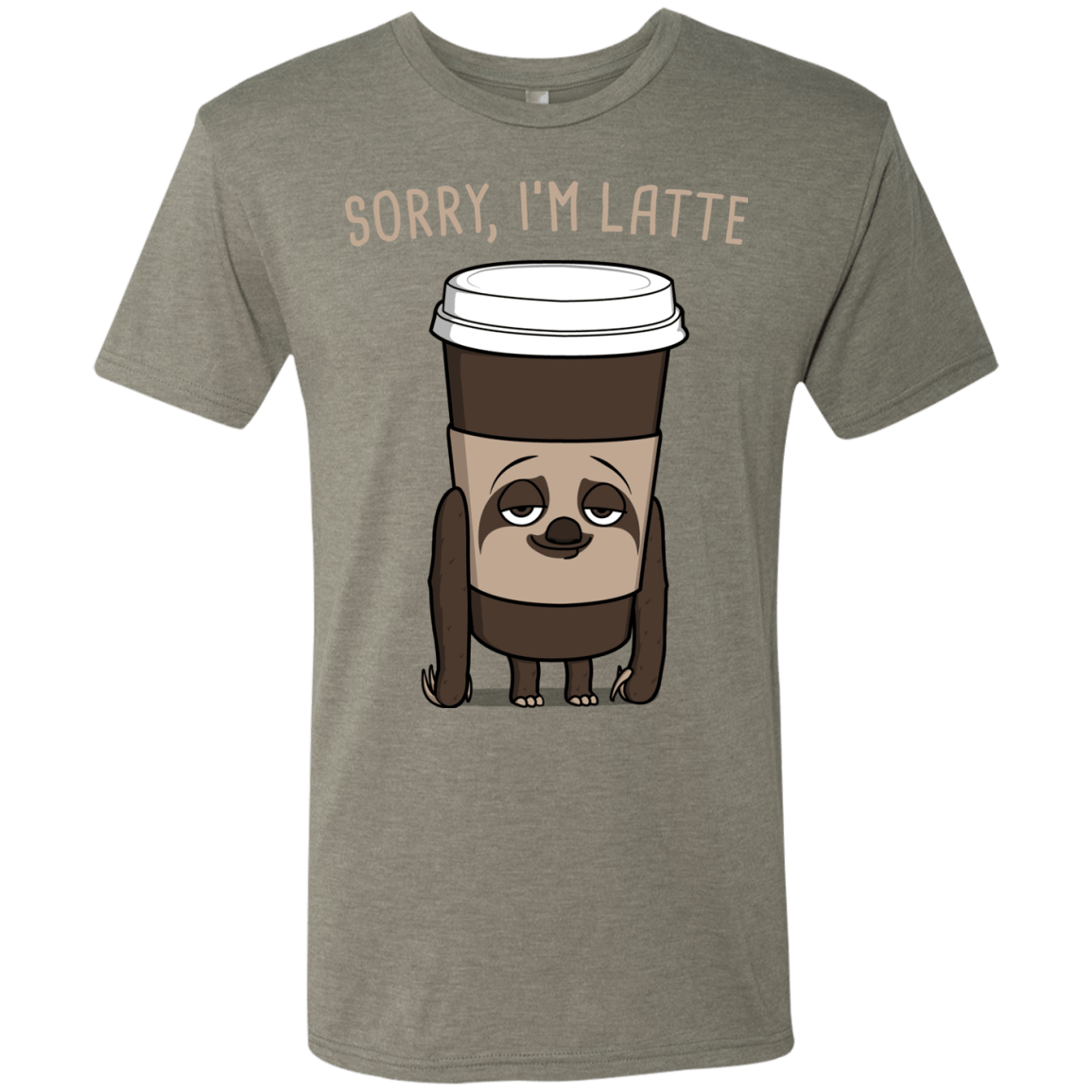 T-Shirts Venetian Grey / S I'm Latte Men's Triblend T-Shirt