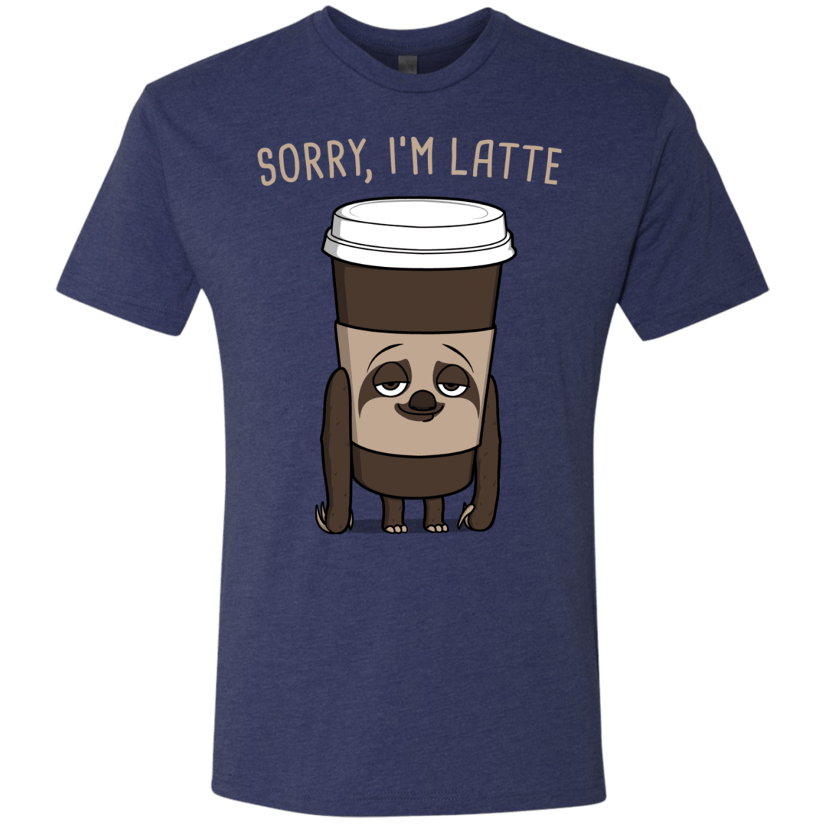 T-Shirts Vintage Navy / S I'm Latte Men's Triblend T-Shirt