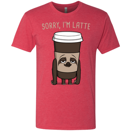 T-Shirts Vintage Red / S I'm Latte Men's Triblend T-Shirt