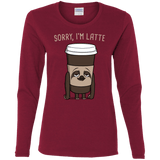 T-Shirts Cardinal / S I'm Latte Women's Long Sleeve T-Shirt