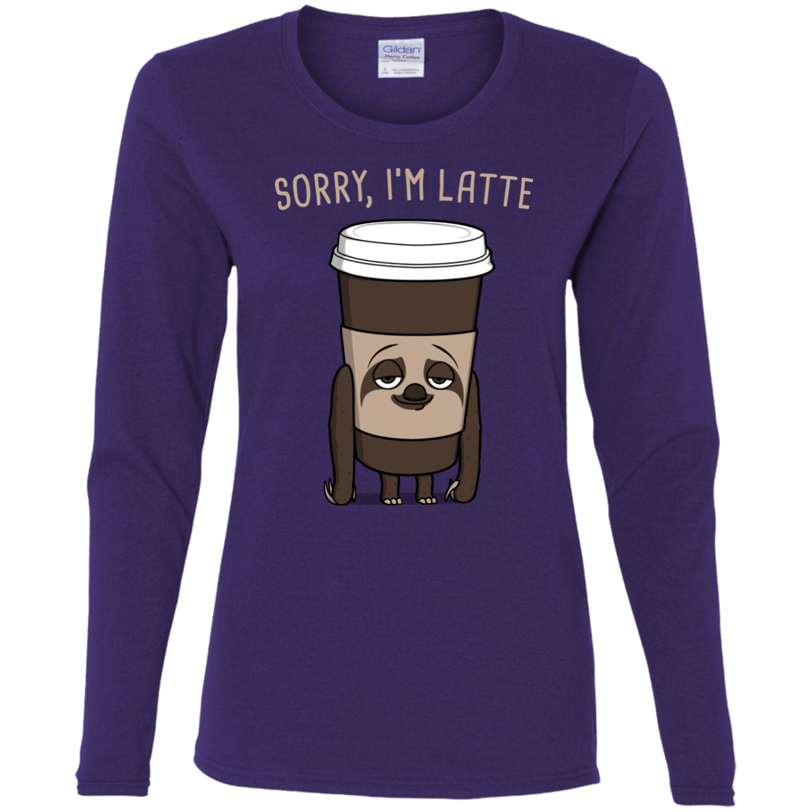 T-Shirts Purple / S I'm Latte Women's Long Sleeve T-Shirt