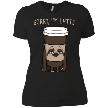 T-Shirts Black / X-Small I'm Latte Women's Premium T-Shirt
