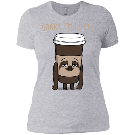 T-Shirts Heather Grey / X-Small I'm Latte Women's Premium T-Shirt