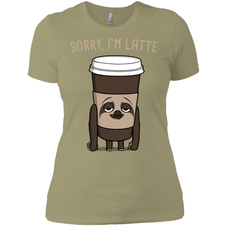 T-Shirts Light Olive / X-Small I'm Latte Women's Premium T-Shirt