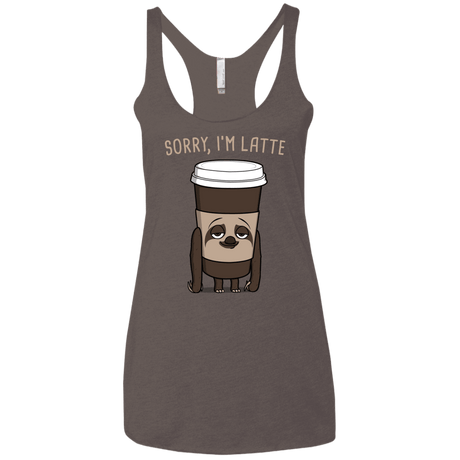 T-Shirts Macchiato / X-Small I'm Latte Women's Triblend Racerback Tank