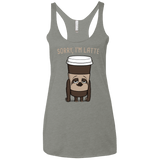 T-Shirts Venetian Grey / X-Small I'm Latte Women's Triblend Racerback Tank