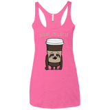 T-Shirts Vintage Pink / X-Small I'm Latte Women's Triblend Racerback Tank