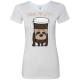 T-Shirts Heather White / S I'm Latte Women's Triblend T-Shirt