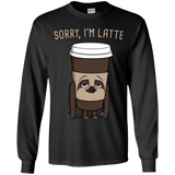T-Shirts Black / YS I'm Latte Youth Long Sleeve T-Shirt