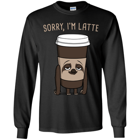 T-Shirts Black / YS I'm Latte Youth Long Sleeve T-Shirt