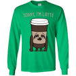 T-Shirts Irish Green / YS I'm Latte Youth Long Sleeve T-Shirt