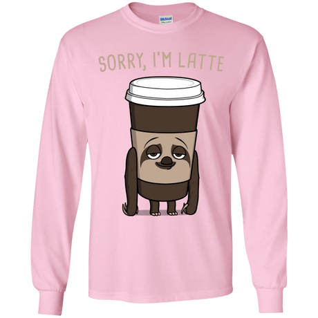 T-Shirts Light Pink / YS I'm Latte Youth Long Sleeve T-Shirt