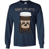 T-Shirts Navy / YS I'm Latte Youth Long Sleeve T-Shirt