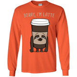 T-Shirts Orange / YS I'm Latte Youth Long Sleeve T-Shirt