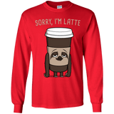 T-Shirts Red / YS I'm Latte Youth Long Sleeve T-Shirt