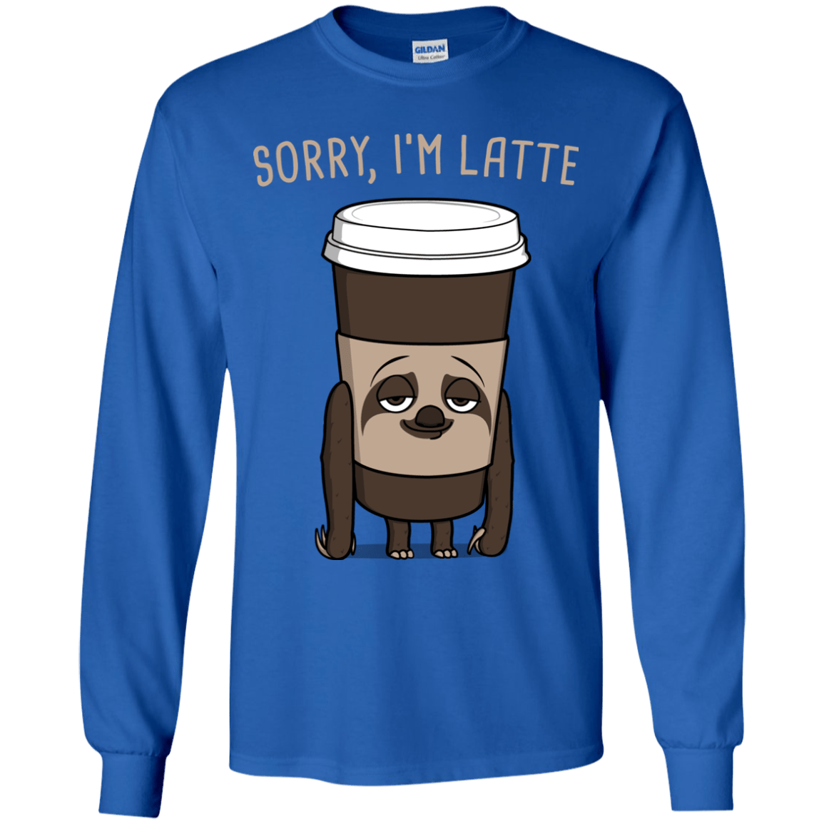 T-Shirts Royal / YS I'm Latte Youth Long Sleeve T-Shirt