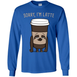 T-Shirts Royal / YS I'm Latte Youth Long Sleeve T-Shirt