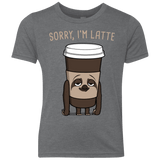 T-Shirts Premium Heather / YXS I'm Latte Youth Triblend T-Shirt