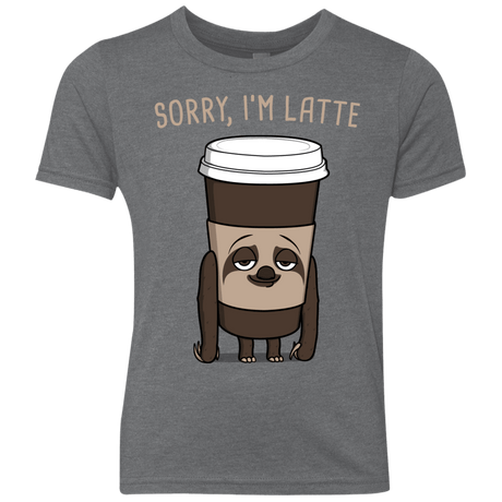 T-Shirts Premium Heather / YXS I'm Latte Youth Triblend T-Shirt