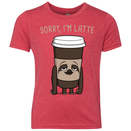 T-Shirts Vintage Red / YXS I'm Latte Youth Triblend T-Shirt