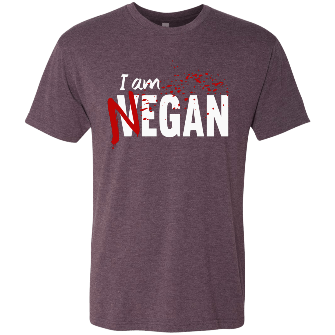 T-Shirts Vintage Purple / Small I'm Negan Men's Triblend T-Shirt
