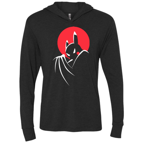 T-Shirts Vintage Black / X-Small I'm The Night Triblend Long Sleeve Hoodie Tee