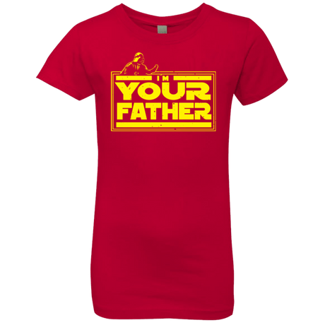 T-Shirts Red / YXS I M Your Father Girls Premium T-Shirt