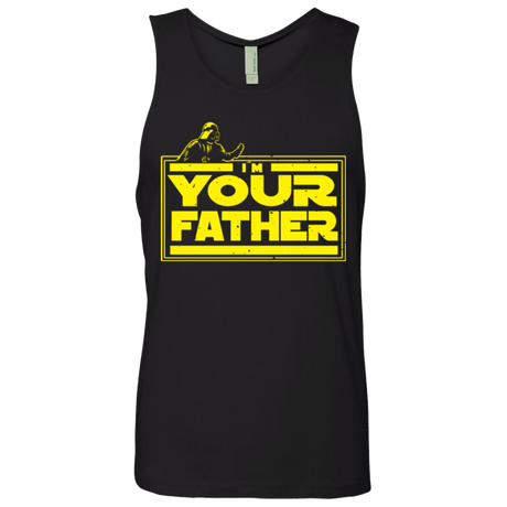 T-Shirts Black / Small I M Your Father Men's Premium Tank Top