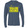 T-Shirts Indigo / X-Small I M Your Father Triblend Long Sleeve Hoodie Tee