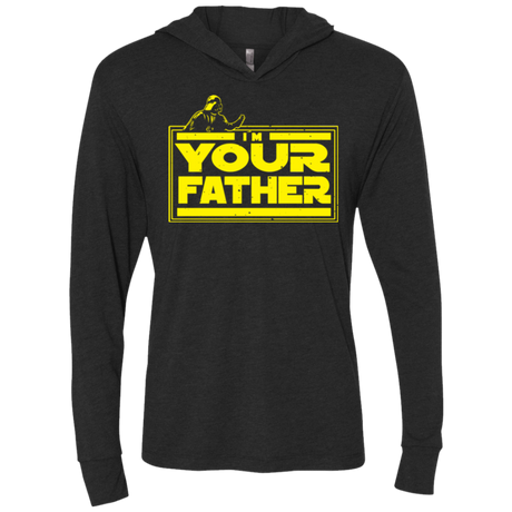T-Shirts Vintage Black / X-Small I M Your Father Triblend Long Sleeve Hoodie Tee
