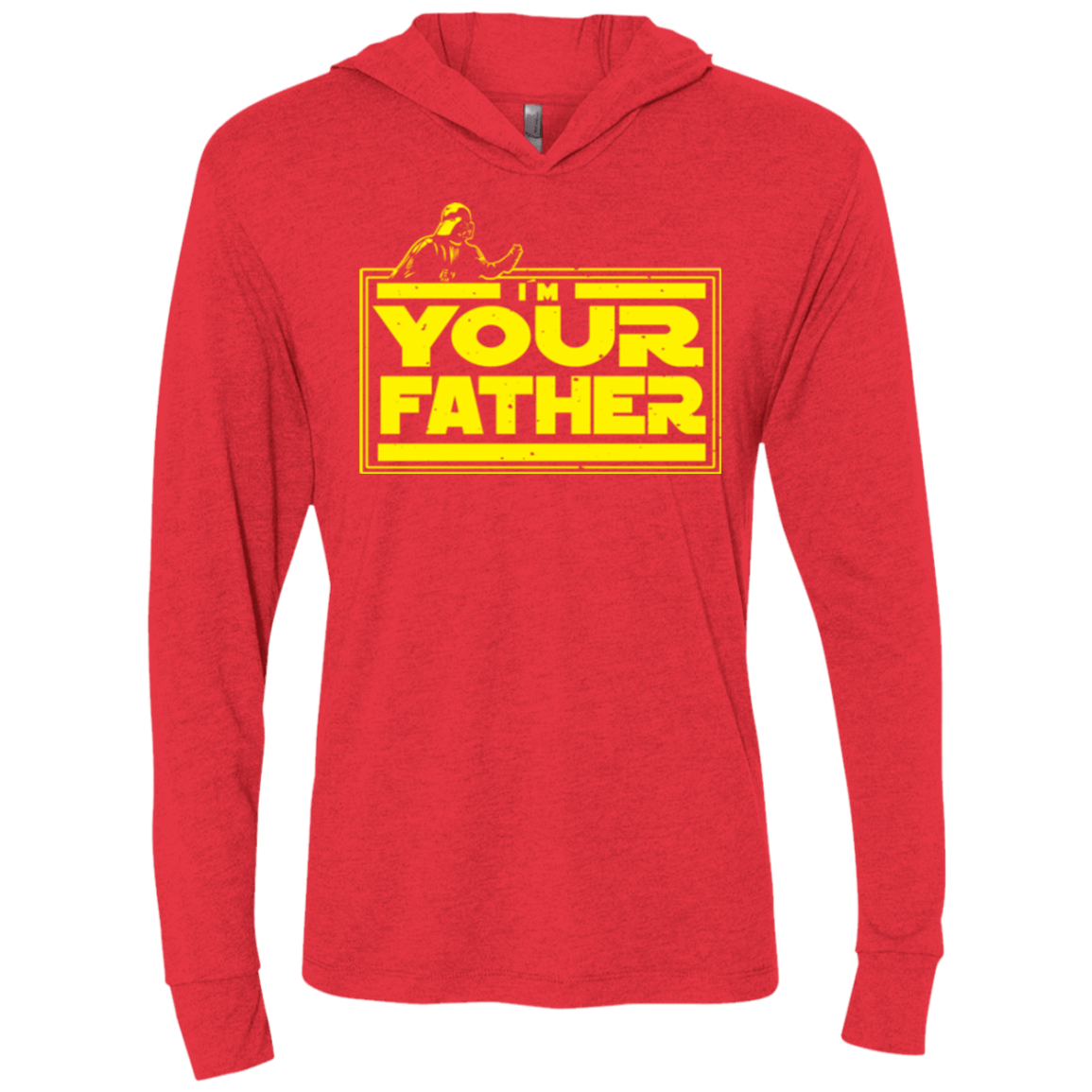 T-Shirts Vintage Red / X-Small I M Your Father Triblend Long Sleeve Hoodie Tee