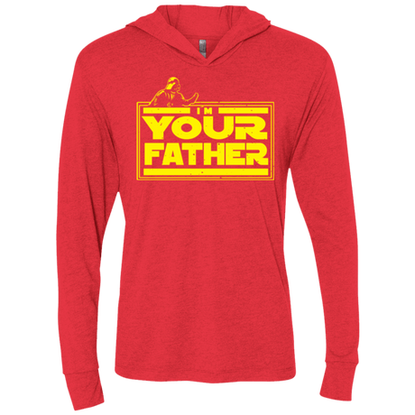 T-Shirts Vintage Red / X-Small I M Your Father Triblend Long Sleeve Hoodie Tee