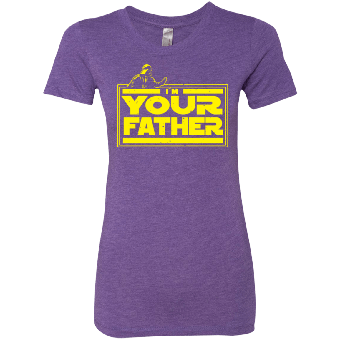 T-Shirts Purple Rush / Small I M Your Father Women's Triblend T-Shirt