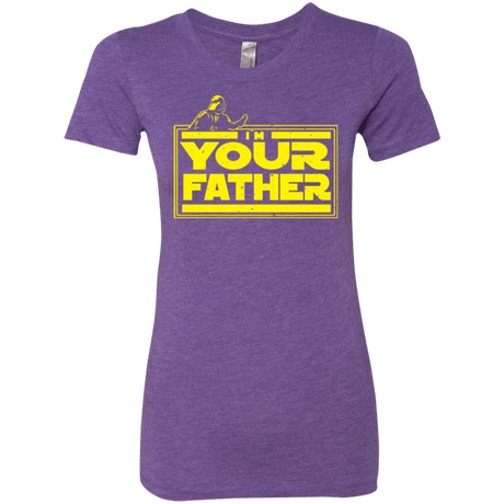 T-Shirts Purple Rush / Small I M Your Father Women's Triblend T-Shirt