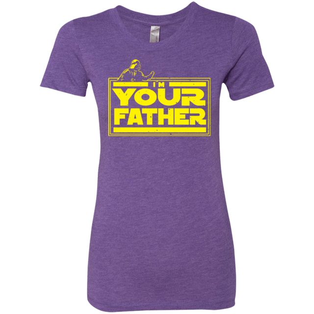 T-Shirts Purple Rush / Small I M Your Father Women's Triblend T-Shirt