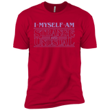 T-Shirts Red / YXS I Myself Am Strange And Unusual Boys Premium T-Shirt