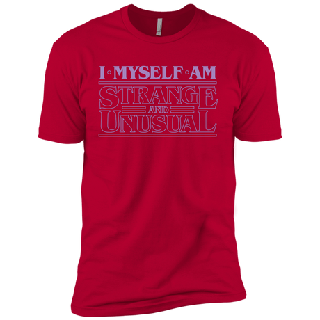 T-Shirts Red / YXS I Myself Am Strange And Unusual Boys Premium T-Shirt