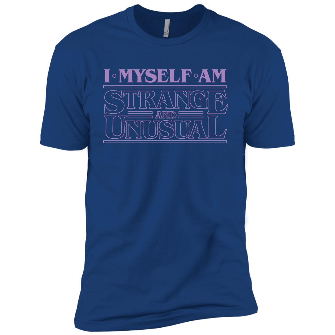 T-Shirts Royal / YXS I Myself Am Strange And Unusual Boys Premium T-Shirt