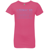 T-Shirts Hot Pink / YXS I Myself Am Strange And Unusual Girls Premium T-Shirt