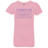 T-Shirts Light Pink / YXS I Myself Am Strange And Unusual Girls Premium T-Shirt