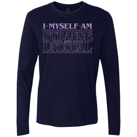 T-Shirts Midnight Navy / Small I Myself Am Strange And Unusual Men's Premium Long Sleeve