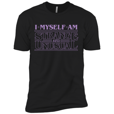 T-Shirts Black / X-Small I Myself Am Strange And Unusual Men's Premium T-Shirt